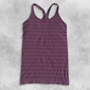 Lululemon Ebb Street Fitted Tank Top Stretchy Heathered Bordeaux Drama Women's S